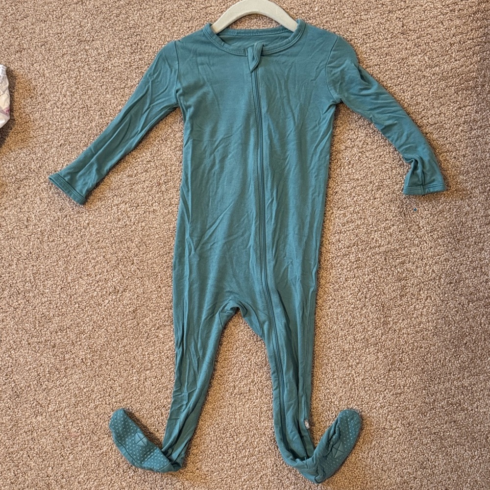 Kyte BABY Zippered Footie in Cove